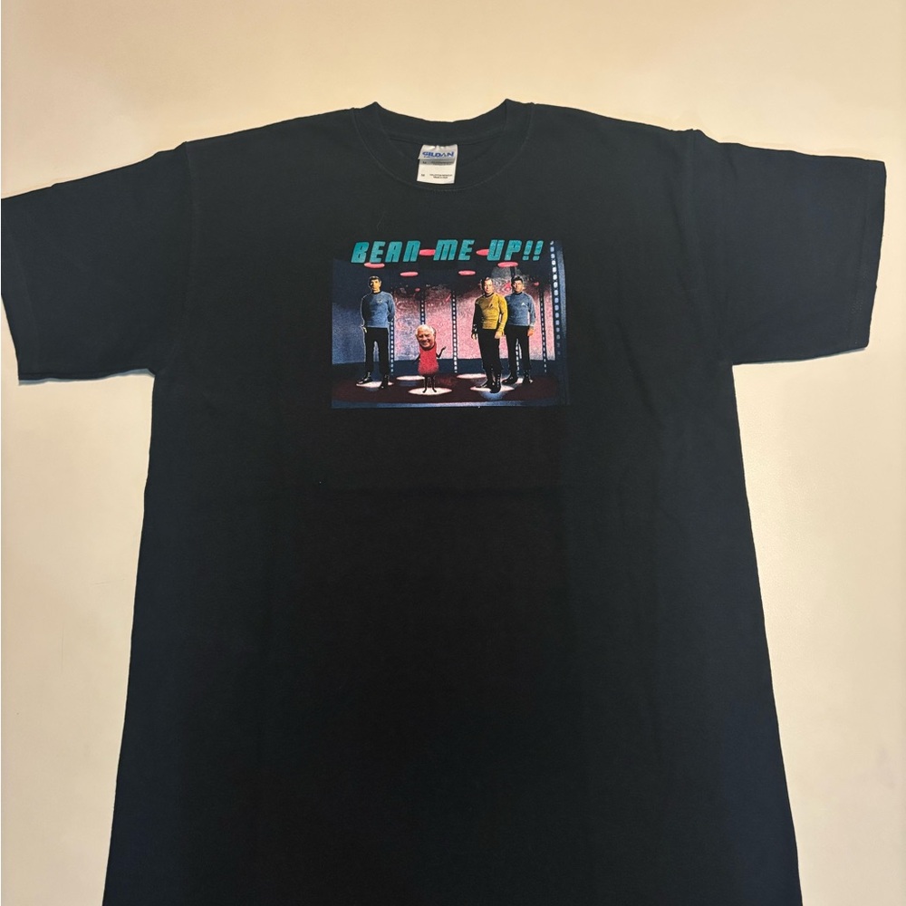 Vintage Star Trek bean me up!! Parody shirt